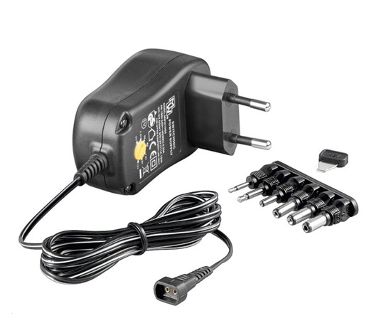 Univerzálny napájací adaptér Goobay 230V/3-12V DC 1000mA