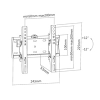 Sklopný držák na Tv i monitory Fiber Mounts FM21T