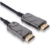 PREMIUMCORD Ultra vysokorýchlostné HDMI 2.1 optický kábel 8K@60Hz, pozlátený 10 m