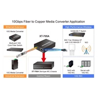 Planet XT-705A, konvertor 10G/5G/2.5G/1G/100M / miniGBIC SFP+ 10GBASE-X