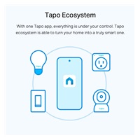 TP-Link Tapo L510E chytrá WiFi stmívatelná LED žárovka (bílá,2700K,806lm,2,4GHz,E27)