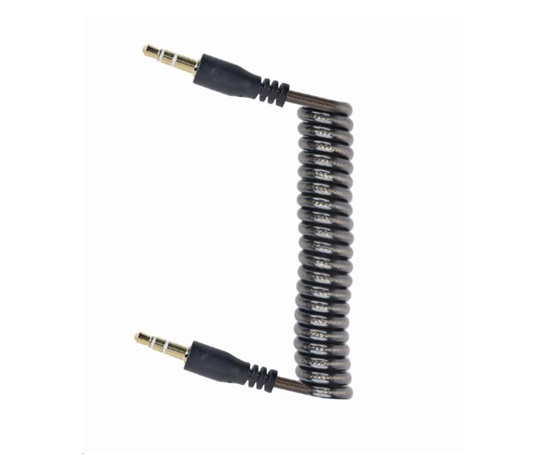 GEMBIRD CABLEXPERT kábel 3,5 mm M/M jack, 1,8 m, krútený, audio