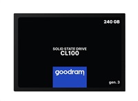 GOODRAM SSD CL100 Gen.3 240 GB SATA III 7 mm, 2,5" (R: 520 MB/s; W 400 MB/s)