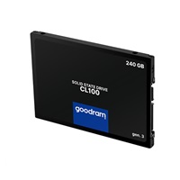 GOODRAM SSD CL100 Gen.3 240 GB SATA III 7 mm, 2,5" (R: 520 MB/s; W 400 MB/s)