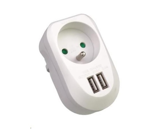 PREMIUMCORD USB nabíjací adaptér 230V, 2xUSB 5V, maximálny prúd 3,4A