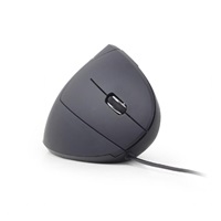 Myš GEMBIRD MUS-ERGO-01, drôtová, optická, vertikálna, 1200-3200 dpi, USB, čierna