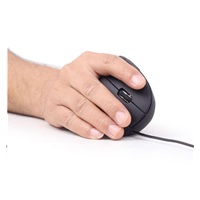 Myš GEMBIRD MUS-ERGO-01, drôtová, optická, vertikálna, 1200-3200 dpi, USB, čierna