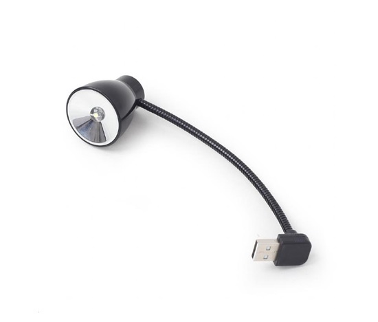 GEMBIRD USB lampička k notebooku, flexibilní, černá