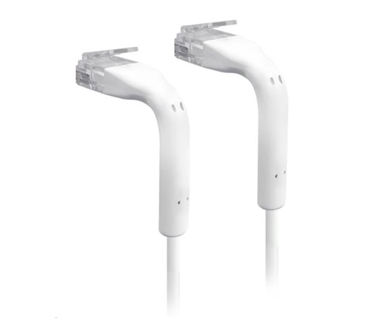 UBNT UniFi Ethernet Patch Cable [0,3 m, Cat6, UTP, licna, biely]