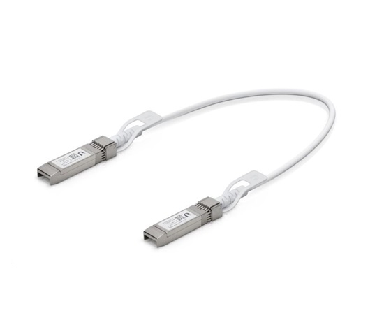UBNT UC-DAC-SFP28, Patch kábel s priamym pripojením, SFP28 DAC, 25G, biely, 0,5 m