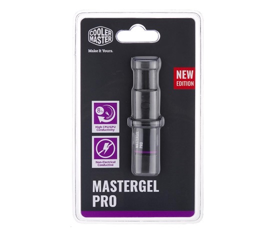 Tepelná pasta Cooler Master pre CPU MasterGel Pro, tep. vodivosť 8 W.m, 1.5ml