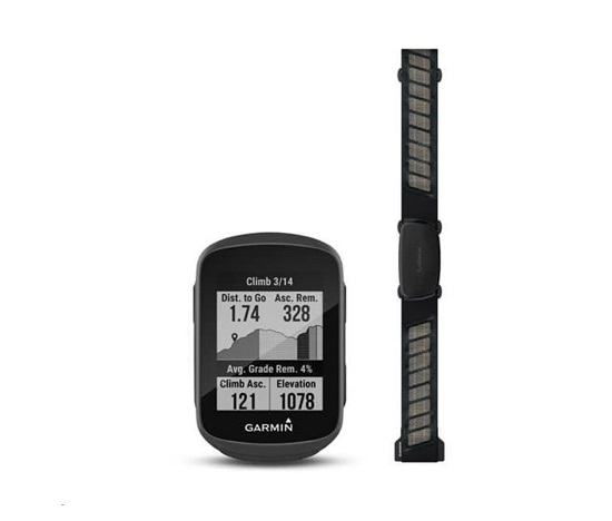 Garmin GPS cyclocomputer Edge 130 Plus HR Bundle