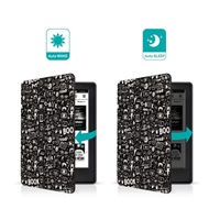 CONNECT IT puzdro pre Amazon New Kindle 2019/2020 (10. gen.), doodle black