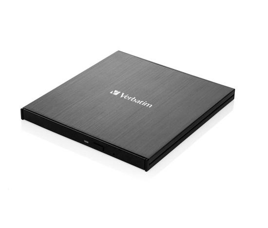 VERBATIM externá mechanika DVD-RW Rewriter USB-C, čierna