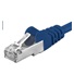 PREMIUMCORD Patch kábel CAT6a S-FTP, RJ45-RJ45, AWG 26/7 5m modrý