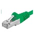 PREMIUMCORD Patch kábel CAT6a S-FTP, RJ45-RJ45, AWG 26/7 5m zelený