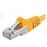 PREMIUMCORD Patch kábel CAT6a S-FTP, RJ45-RJ45, AWG 26/7 5m žltý