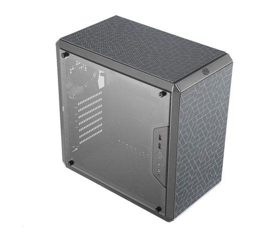 Cooler Master case MasterBox Q500L, ATX, Průhledná bočnice, 1x 120mm Fan, Černá