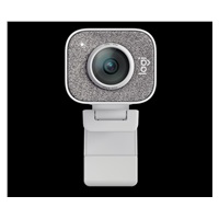 Logitech StreamCam C980 - Full HD kamera s USB-C na živé vysielanie a tvorbu obsahu, biela