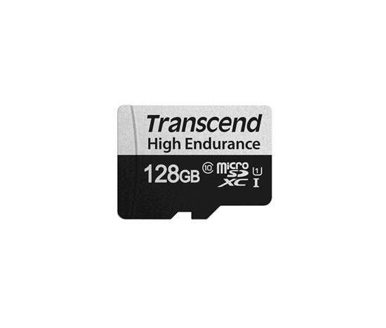 Karta TRANSCEND MicroSDXC 128 GB 350V, vysoká odolnosť