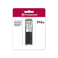 TRANSCEND SSD MTS832S, jednostranný, 512 GB, M.2 2280, SATA B+M Key, TLC