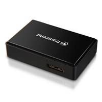 Čítačka kariet TRANSCEND F8 + kábel USB, USB 3.0, čierna
