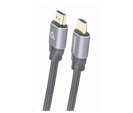 GEMBIRD CABLEXPERT HDMI kábel 2.0, 1m, opletené, čierne, blister