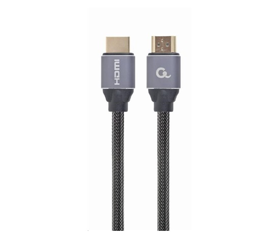 GEMBIRD CABLEXPERT HDMI kábel 2.0, 5 m, opletené, čierne, blister