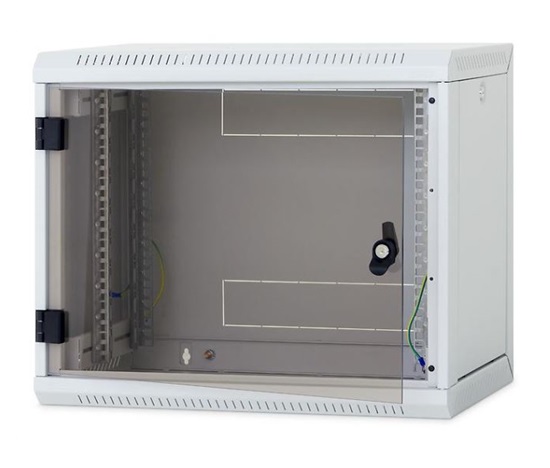 19" jednodielny rack TRITON 9U/600 mm, odnímateľné bočné kryty, čierny