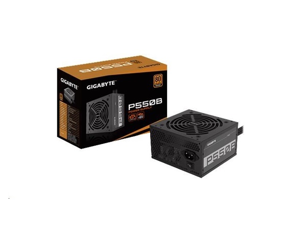 Napájací zdroj GIGABYTE P550B, 550W, 80plus bronze, 12 cm ventilátor