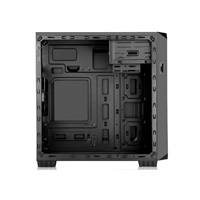 EVOLVEO Shaw 2, case mATX, 1x 120 mm ventilátor, přední mesh panel, prachový filtr, bez zdroje, černá