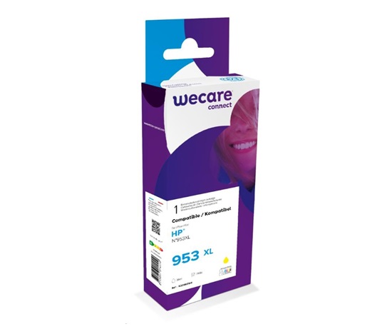 WECARE ARMOR kazeta pre HP OfficeJet Pro 8218, 8710, 8720, 8730, 8740 žltá 26 ml (953XL)