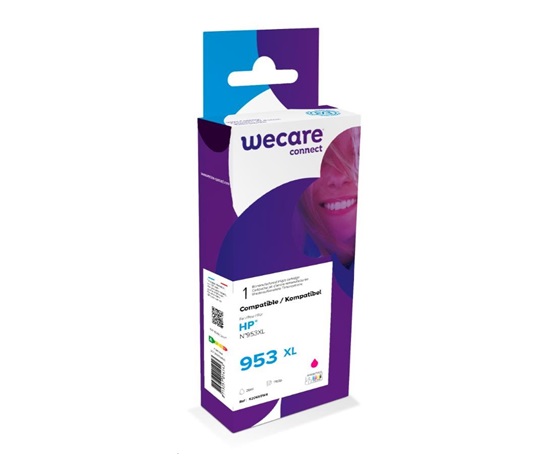 WECARE ARMOR kazeta pre HP OfficeJet Pro 8218, 8710, 8720, 8730, 8740 červená 26 ml (953XL)