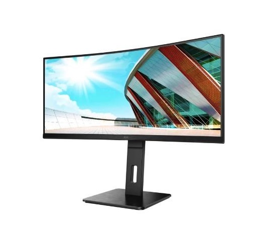 AOC MT VA LCD WLED 34" CU34P2A - VA panel, 3440x1440, 1ms, 2xHDMI, DP, USB, reproduktory, pivot