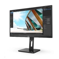 AOC MT IPS LCD WLED 27" Q27P2Q - IPS panel, 2560x1440, D-Sub, HDMI, DP, USB, repro, pivot
