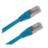 XtendLan patch kábel Cat6A, SFTP, LS0H - 0,25m, modrý (predaj po 10 ks)