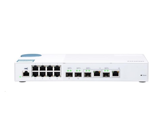 QNAP switch QSW-M408-2C (8xGbE,2xSFP+,2x10GbE/SFP+combo)
