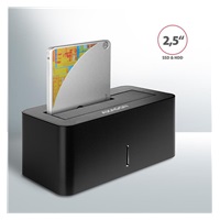 AXAGON ADSA-SN, USB 3.2 Gen1 - SATA 6G, 2.5"/3.5" dokovacia stanica pre HDD/SSD
