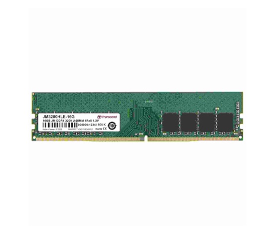 DDR4 32GB 3200Mhz TRANSCEND LONG-DIMM 2Rx8 2Gx8 CL22 1.2V