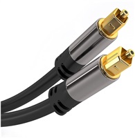 Kábel PremiumCord Toslink M/M, 6 mm, 0,5 m, čierny