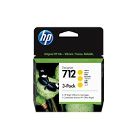 HP 712 3-Pack 29-ml Yellow DesignJet Ink Cartridge