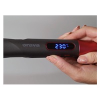Orava Tenera žehlička na vlasy, keramické destičky, LED displej, pro všechny typy vlasů