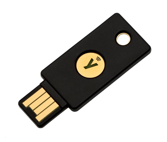 YubiKey 5 NFC - USB-A, kľúč/token s viacfaktorovou autentifikáciou (NFC), podporou OpenPGP a Smart Card (2FA)