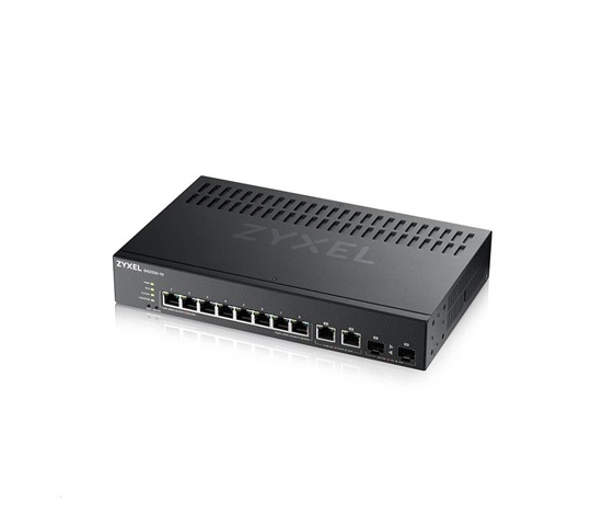 Zyxel GS2220-10 10-portový gigabitový riadený prepínač L2, 8x gigabit RJ45, 2x gigabit RJ45/SFP