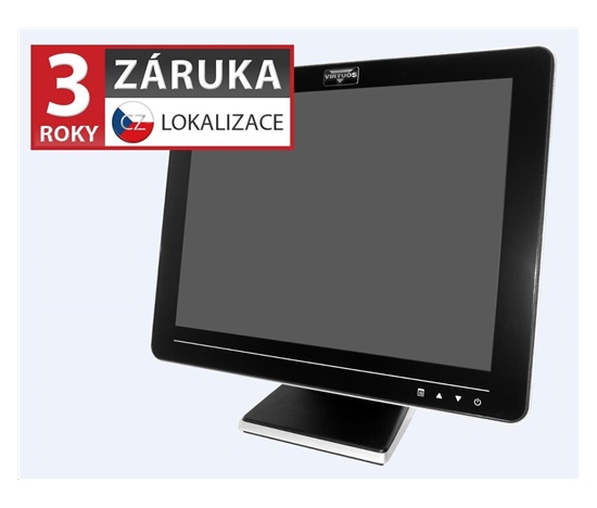 Virtuos 15'' LCD AerMonitor AM-1015, dotykový, kapacitný, USB