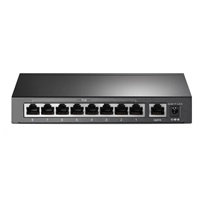 TP-Link CCTV switch TL-SF1009P (8x100Mb/s, 1x100Mb/s uplink, 8xPoE+, 65W, fanless)