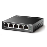 TP-Link switch TL-SG1005LP (5xGbE, 4xPoE+, 40W, fanless)