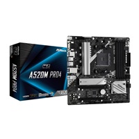ASRock MB Sc AM4 A520M PRO4, AMD A520, 4xDDR4, HDMI, DP