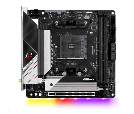 ASRock MB Sc AM4 B550 PHANTOM GAMING-ITX/AX, AMD B550, 2xDDR4, HDMI