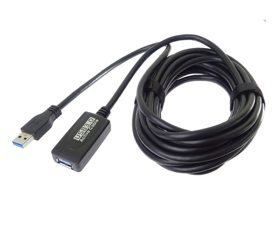 PremiumCord USB 3.0 opakovač a predlžovací kábel A/M-A/F 5m